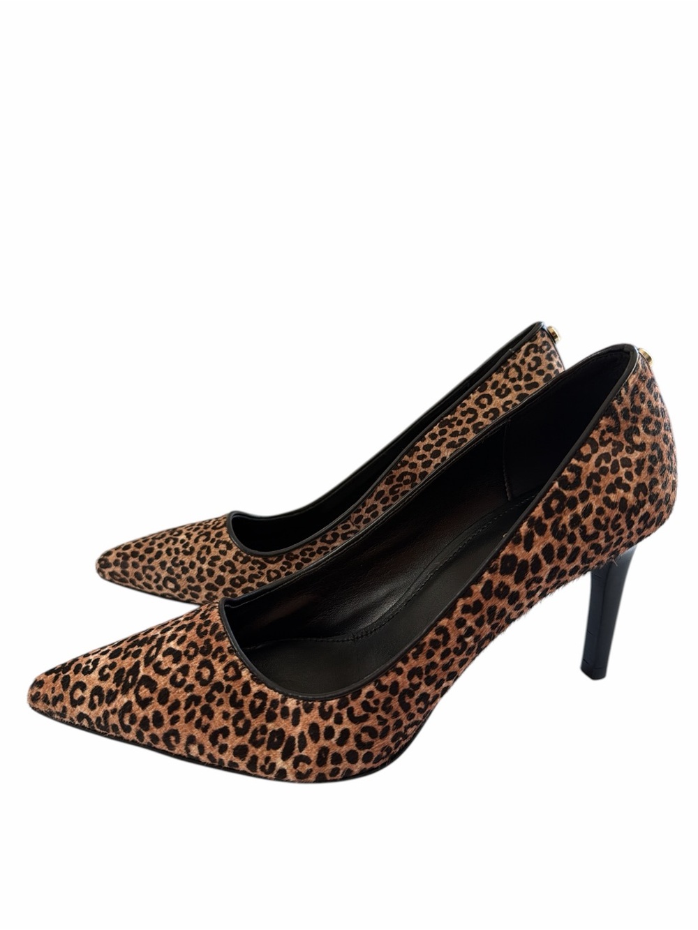 Michael Kors Willa Flex Leopard Print Calf Hair Pump Heels Size 6.5